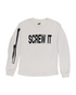 Screw It Long-Sleeve Tee White - RAG