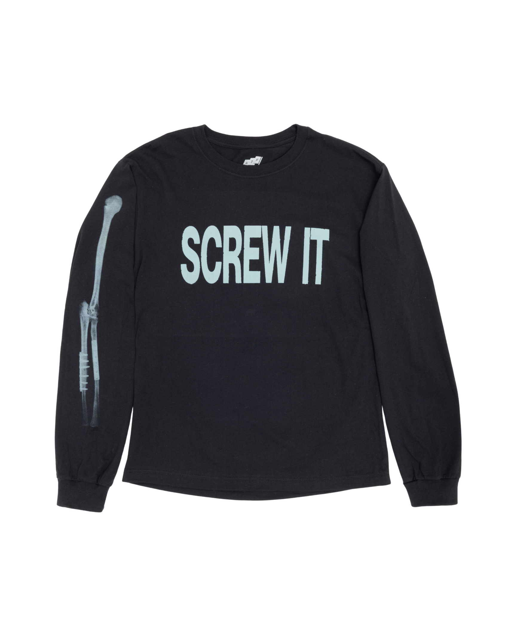 Screw It Long-Sleeve Tee Black - RAG